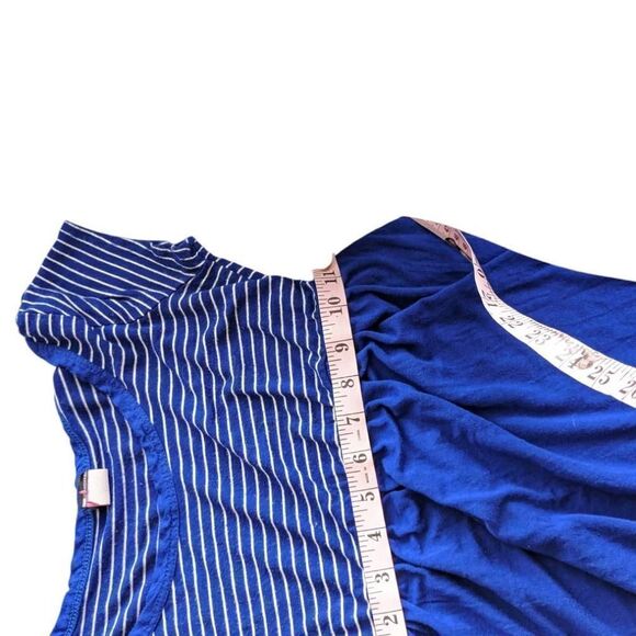 Pinc Maternity Blouse Short sleeve Color block Stripe - Picture 7 of 10